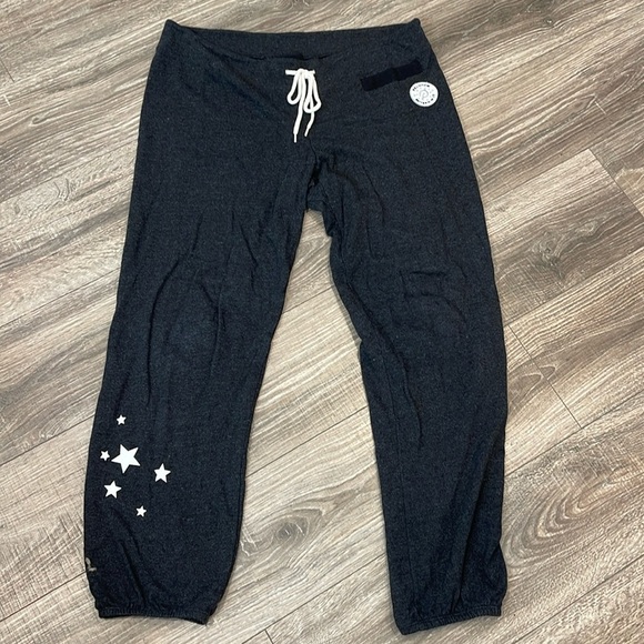 Monrow Peloton patch star sweatpants - Picture 1 of 4